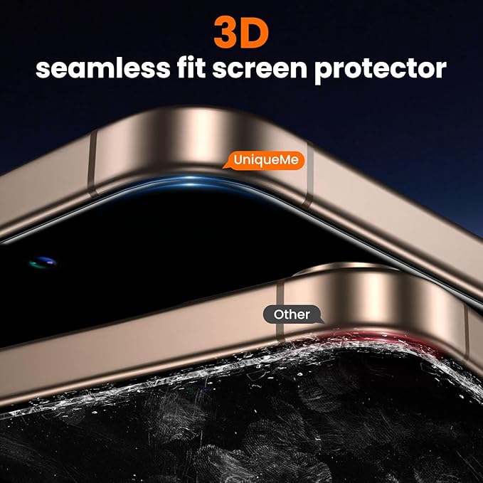 UniqueMe for iPhone 16 Pro Privacy Screen Protector - Image 6