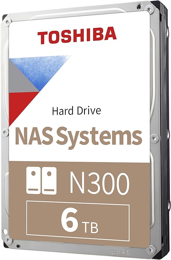 Toshiba N300 6TB NAS 3.5-Inch Internal Hard Drive by Toshiba