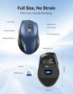 TECKNET Wireless Mouse Rechargeable, Mouse - Image 6