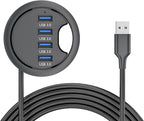 USB 3.0 Hub 4 Port USB 60mm Desk Grommet Splitter Dock Station Interface by NFHK