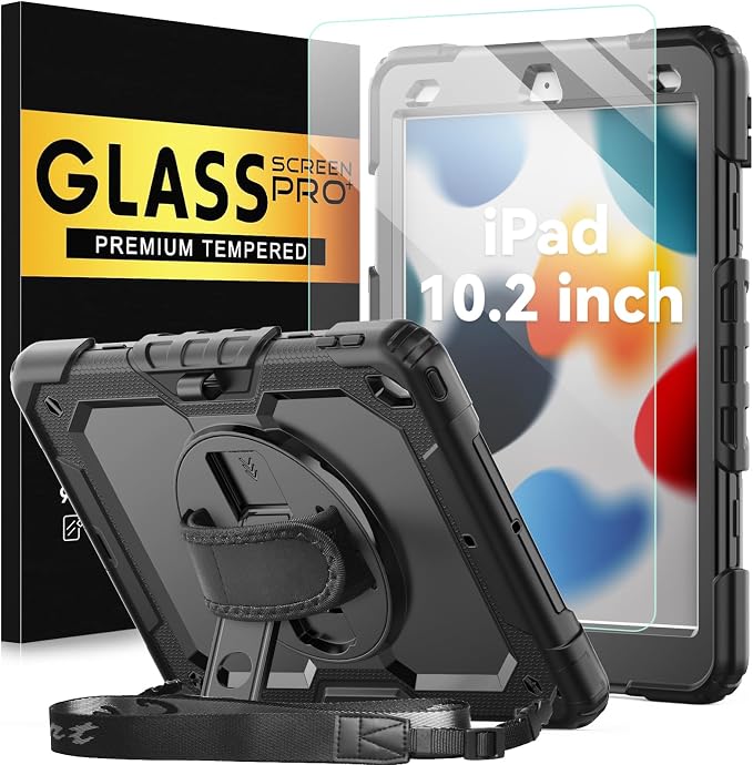 BLOSOMEET Case for iPad 9th/8th/7th Generation 2021/2020/2019 10.2 Inch by BLOSOMEET