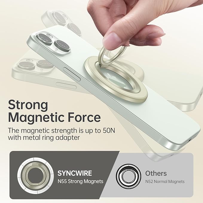 Syncwire Upgraded Magnetic Phone Ring Holder - Image 4