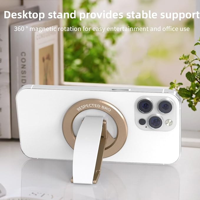 Magnetic-Phone-Grip-Stand, Magnetic Phone Ring Holder Kickstand - Image 4