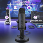 ZealSound Podcast Microphone for PC, Noise Cancellation USB Mic - Image 4