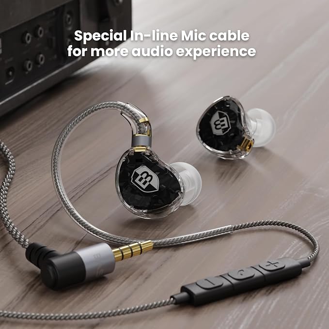 BASN ASONE 14.2mm Planar Driver in-Ear Monitors Earphone - Image 5