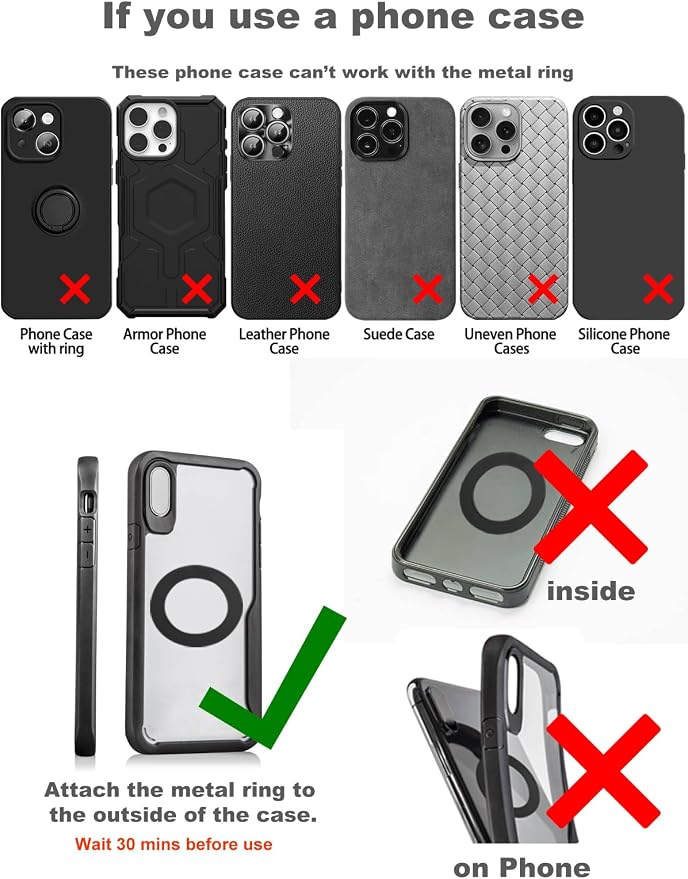 Upgraded 360° Nano Gel Vacuum Magnetic Phone Holder, Car Phone Holder - Image 9