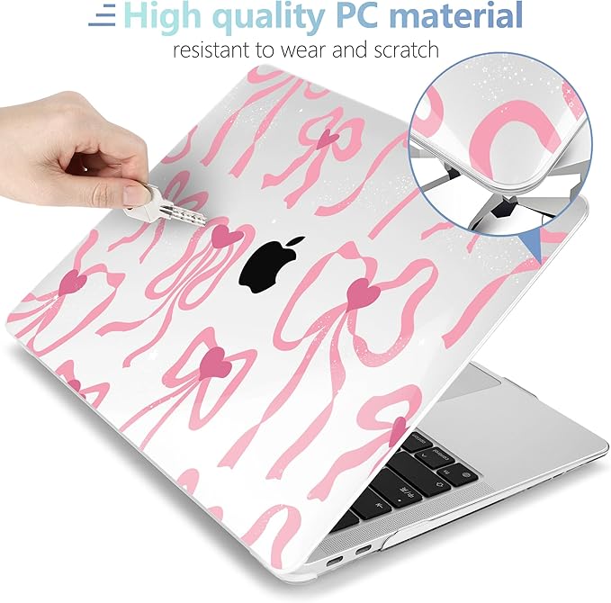 MEEgoodo for MacBook Air 13 inch Case 2021 2020 2019 2018 Released A2337 M1 - Image 3
