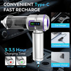 Car Vacuum Cleaner, 22000PA High Power Portable Handheld Car Vacuum & Air Duster - Image 3