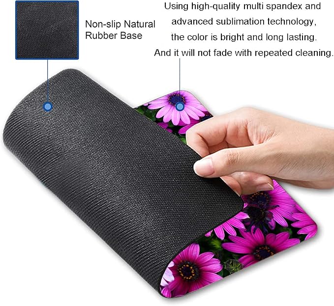 Hoka Fenle Mouse Pad with Flower Design - Image 2