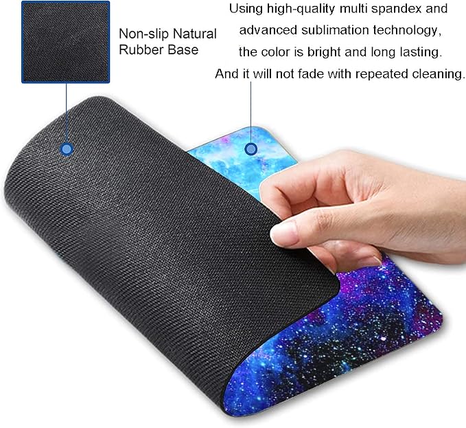 Mouse Pad, Square Anti-Slip Rubber Mousepad - Image 2