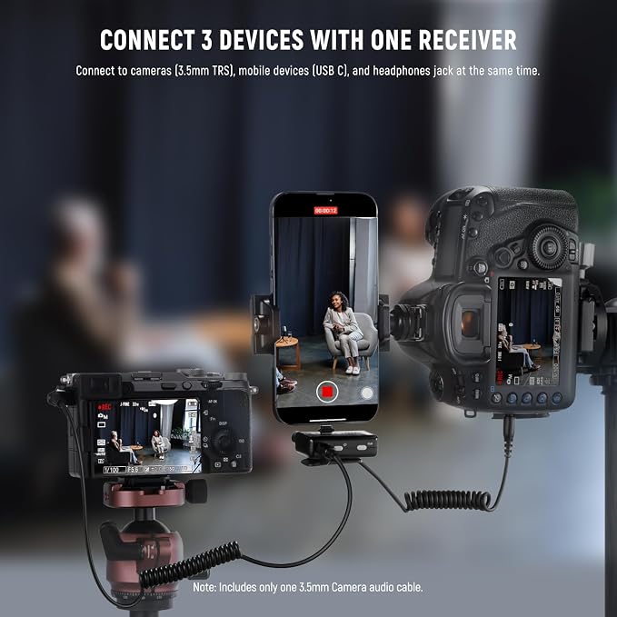 NEEWER CM28 Wireless Lavalier Microphone System - Image 2