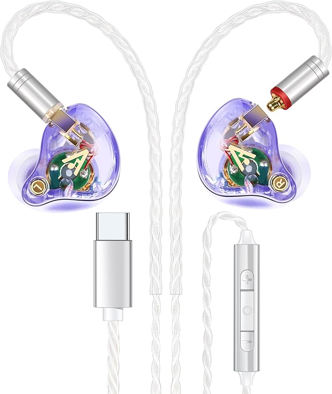 Vibes 202MC USB-C Wired Earbuds by AudiovanceHeadphones