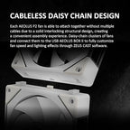 GAMDIAS Aeolus P2-1203U 120mm ARGB PWM Fan, Include Reverse Fan Blade x3 - Image 3