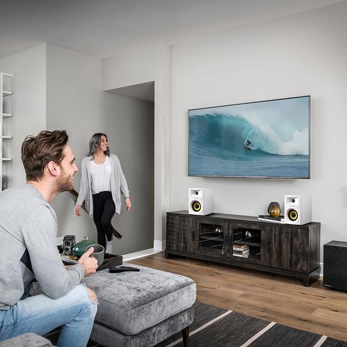 SW205 4" Bookshelf Speakers | Immersive HiFi Audio - Image 7