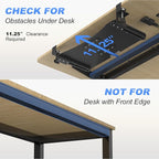 suptek Large Keyboard Tray Under Desk Pull Out - Image 3