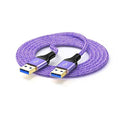 USB to USB Cable, 6FT USB 3.0 Male to Male Type A to Type A Cable Data Transfer by HomeTravelChargerAccessory
