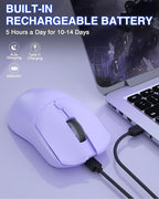 AULA SC580X Wireless Gaming Mouse, Tri-Mode 2.4G/BT5.0/USB-C Gaming Mice - Image 6