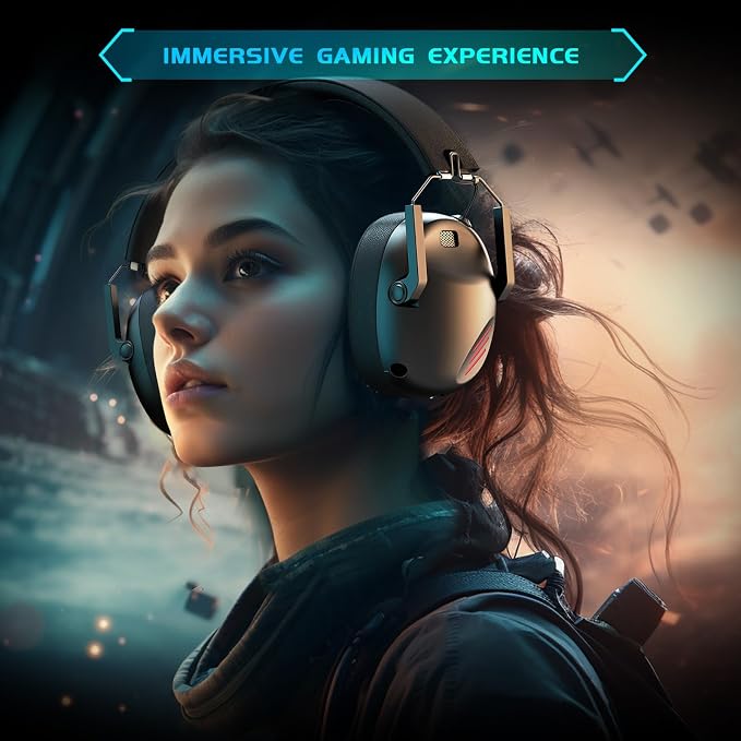 Wireless Gaming Headset for PS5, Gamer Headphones for Nintendo Switch, 50H - Image 8