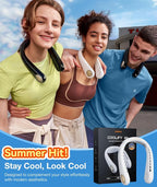 TORRAS COOLiFY Air Neck Fan Air Conditioner, 3D Airflow, Light Portable Fan - Image 2
