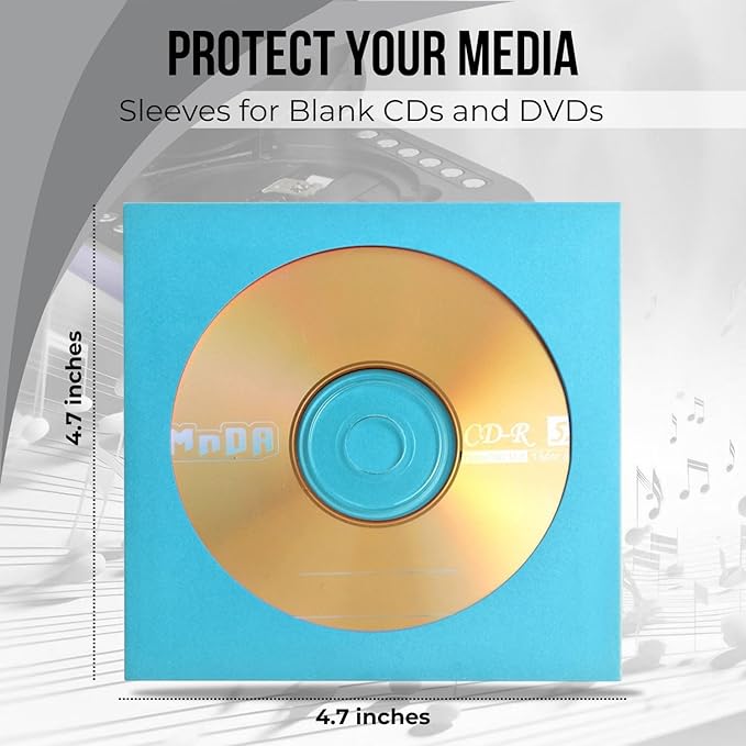 Flexzion DVD CD Sleeves 100 Pack - Image 7
