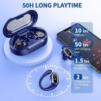 Wireless Earbuds, 2025 Bluetooth 5.4 Headphones Sport, 50H Stereo Wireless - Image 6