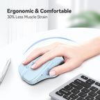 TECKNET Wireless Mouse, 2.4G Ergonomic Optical Mouse, Computer Mouse - Image 3