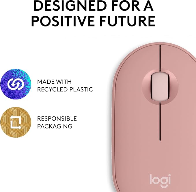 Logitech Pebble Mouse 2 M350s Slim Bluetooth Wireless Mouse, Lightweight - Image 10