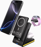 Wireless Charger 5 in 1 Magnetic Charging Station Stand by YouthMemory