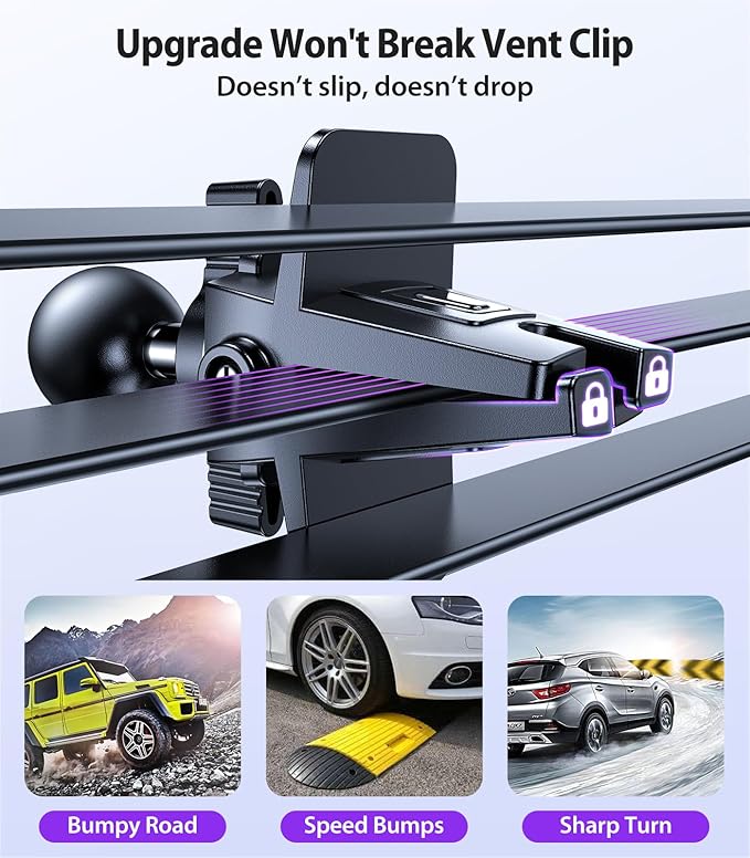 VICSEED for MagSafe Car Mount Magnetic Phone Holder for Car Vent 360 Adjustable - Image 5