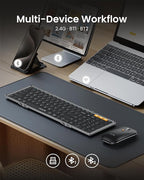 ProtoArc Foldable Keyboard and Mouse, XKM01 True Full-Size Folding Wireless - Image 4
