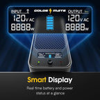 GOLDENMATE 1000VA/800W Lithium UPS Battery Backup and Surge Protector, Sinewave - Image 6