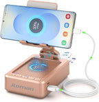 JTEMAN Cell Phone Stand with Bluetooth Speaker and Charging Function, Birthday by jteman