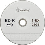 Smartbuy 100 Pack Bd-r 25gb 6X Blu-ray Single Layer Recordable Disc Logo Top - Image 3