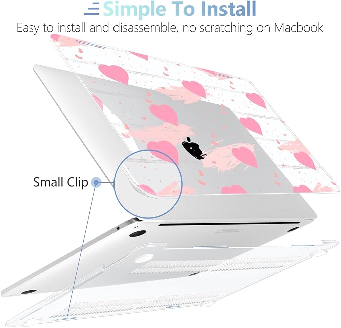 MEEgoodo Case for MacBook Pro 13 inch Case 2022 2021 2020 New A2338 M2/M1 A2251 - Image 4