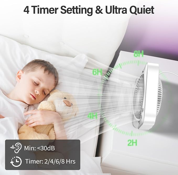 Portable Table fan, Window Fan, Small Box Fan - Image 5
