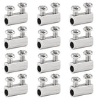 Biaungdo 12 Pcs Stainless Steel Wire Rope Cable Clamp, Adjustable New Upgrade by Biaungdo