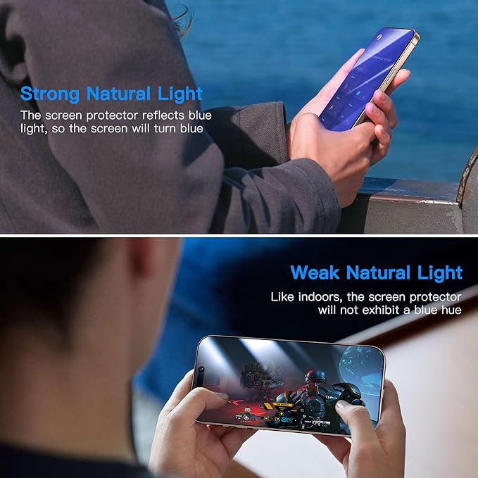 Uyiton Compatible with iPhone 16 Pro Screen Protector - Image 4