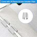 Window Screen Repair Kit Mesh Screen Spline Roller Repair Tools Kit - Image 5