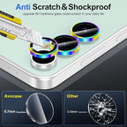 for Samsung Galaxy S24 FE Camera Lens Protector, Individual Metal Ring Tempered - Image 3
