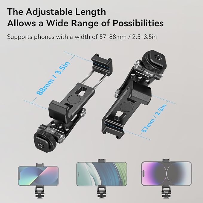 SmallRig Phone Support for DJI Stabilizers, Adjustment Phone Mount Adapter - Image 3