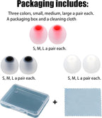 Replacement Earbud Tips Silicone Earbud Covers Fit Most in-Ear Earbuds - Image 7
