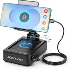 JTEMAN Cell Phone Stand with Bluetooth Speaker and Charging Function, Birthday by jteman