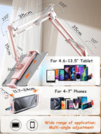 Foldable Tablet Stand, Tablet Mount Adjustable - Image 3