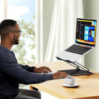 BESIGN LS10 Laptop Stand for Desk, Ergonomic Adjustable Notebook Tablet Stand - Image 7