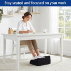 Foot Rest for Under Desk at Work Ergonomic Under Desk Footrest，Support Foot - Image 2