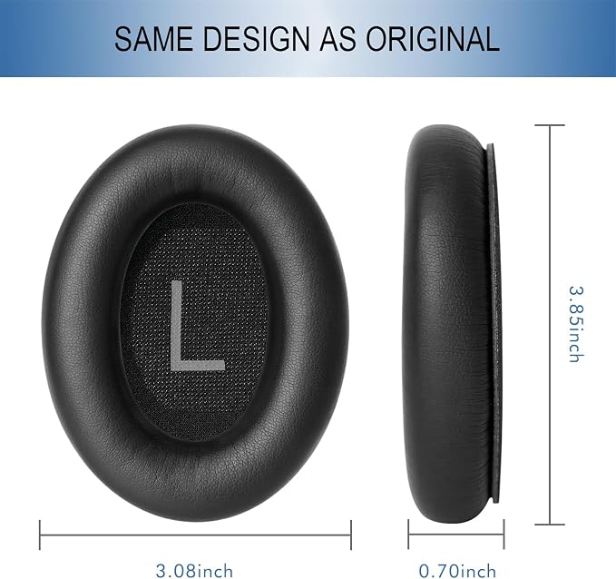 GEVO Replacement Ear Pads for Bose QC45, Ear Cushions for Bose QuietComfort 45 - Image 8
