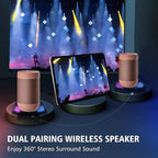 comiso Portable Bluetooth Speaker, Waterproof Speaker IP65, 5.3 Bluetooth - Image 2