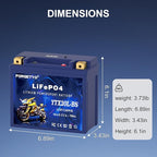 Lithium YTX20L-BS, 700A LiFePO4 Motorcycle Battery, 12V 10AH ATV, Jet Ski - Image 6