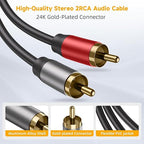 2RCA to 2RCA Cable 4.9FT, Hi-Fi Systems, Car Audio, Gaming Consoles - Image 3