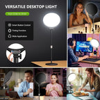 Aureday 10.5” Dimmable Desktop Ring Light - Image 4